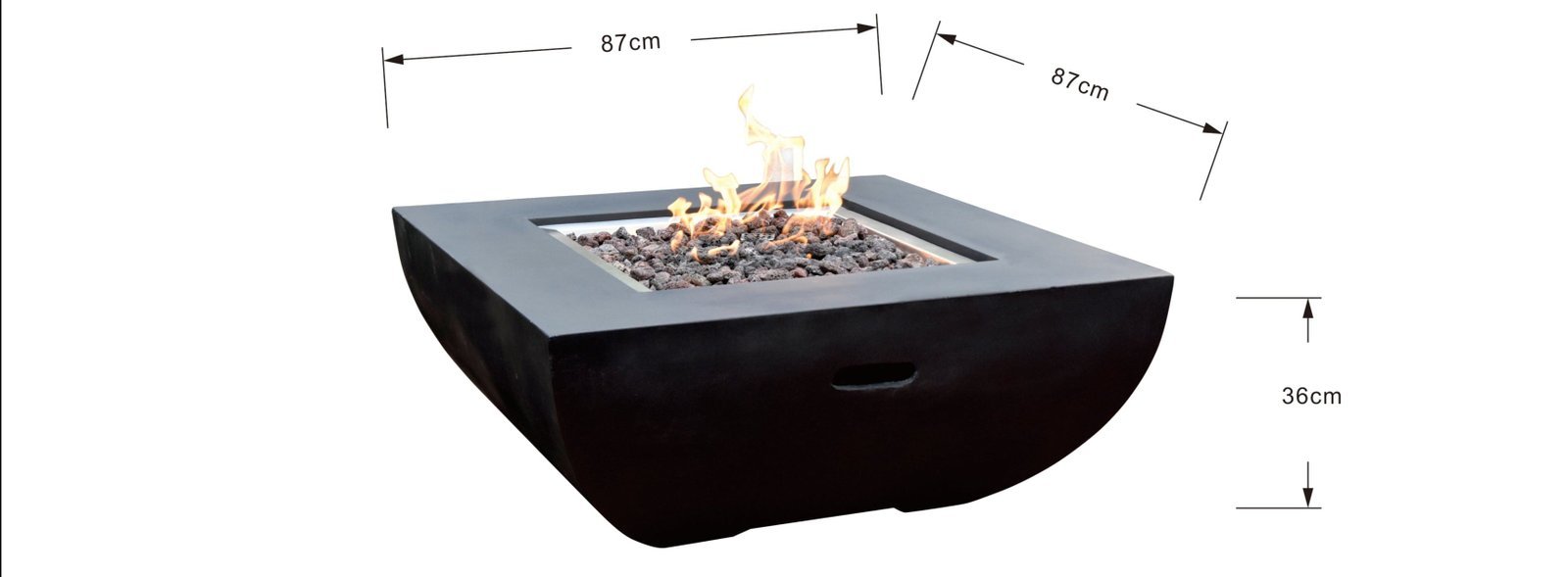 Table brasero Aurora elementi