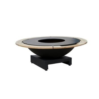 Brasero Plancha 116cm Piatto Basso + Large Noir -